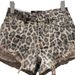 Leopard Print High-Waisted Denim Shorts for Women Summer 2026 European American Style Irregular Ripped And Frayed Wide Leg Hot Pants_mkmklike.com