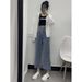 Women's Jeans, Autumn 2026 New Korean Hyuna Style High-waisted Straight Loose Cropped Pants, Slimming Trendy Trousers_mkmklike.com