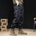 Shirt Less Clothing American Retro Overalls Men's Autumn Loose Large Size Men's Heavy Splicing Trendy Tied Casual Pants_mkmklike.com
