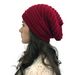 Hot Sale Casual Stylish Winter Headwear Woolen Hats Slouchy Beanie Knitted Beret Warm Wool Caps_mkmklike.com