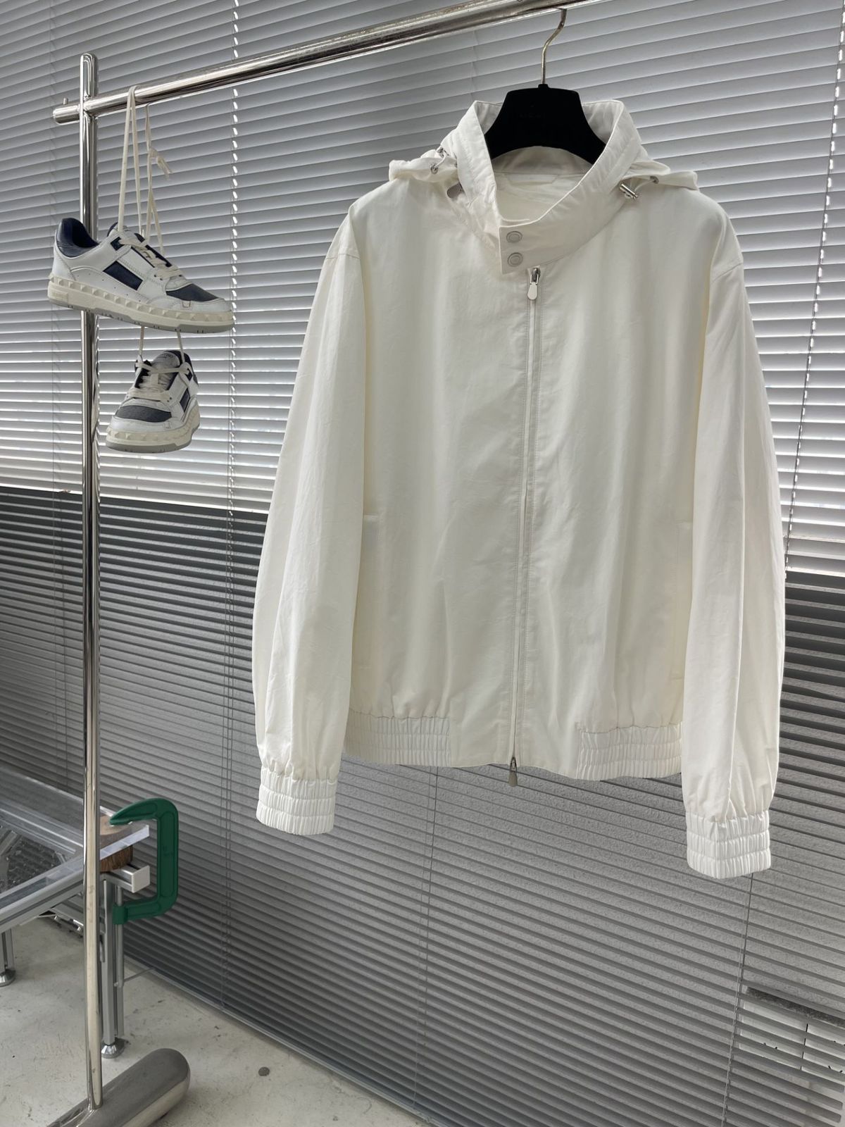 Nanyou High-Quality New LP Cotton Canvas Washed Craft Stand Collar Hooded Men's Jacket Coat Source_mkmklike.com
