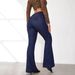 Women's Clothing Buttoned Up Slim Fit Bootcut Jeans For Women High Waisted Spliced trousers_mkmklike.com