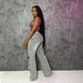 Women's Clothing Autumn And Winter New Street Trend Detachable Concealed Button Design Irregular Jeans High Waist Straight Trousers_mkmklike.com