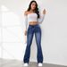 Women's Clothing Summer New Retro Washed Stretch Trousers Jeans_mkmklike.com