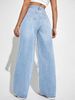 K New Denim Jeans For Women, Loose Straight Leg Pants_mkmklike.com