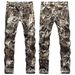 Men's Snake Print Skinny Jeans – Hip-Hop Performance Pants With Reptilian Texture (Stretch Denim, Mid-Rise, Clubwear)_mkmklike.com