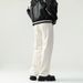 Men's Clothing & Archer0603 & Off White Splashed Design Pure Cotton Straight Leg Pants Minimalist Ripped Versatile Jeans For Men_mkmklike.com