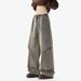Men's Vintage Washed Denim Pants – Relaxed Fit Stretch Jeans With Adjustable Drawstring Waist (S-XXXL)_mkmklike.com