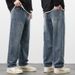 Nordmann High Street Retro Jeans Men's Autumn And Winter Trendy Brand Straight Casual American Loose Wide Leg Workwear Pants_mkmklike.com