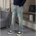 Men's Korean Streetwear Vintage Washed Denim Pants – Relaxed Harem Fit, Distressed & Faded, Stylish & Versatile (Size 28-36)_mkmklike.com