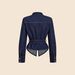 Waist-Defining Denim Jacket With Detachable Belt – Effortless Chic For Global Citizens (Versatile Blue Blazer,Seasonal Staple)_mkmklike.com