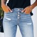 Women's Slim Fit Ripped Jeans – High Stretch Denim Pants (Trendy & Flattering)_mkmklike.com