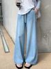 K New Jeans, Children's Casual Micro Flared Pants, Loose And Versatile, Casual Floor Length_mkmklike.com