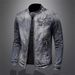 2025 European-USA Style Fashion Cowboy Outerwear Men's Lapel Long Sleeve Casual Vintage Zipper Motorcycle Denim Jacket M-4XL_mkmklike.com