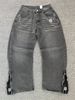25th Spring Men's Clothing European And American Men's Retro Washed Embroidered Straight Jeans_mkmklike.com