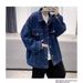 Northfold Men's Denim Jacket Autumn New Hong Kong Loose Japanese American Style Coat Top_mkmklike.com