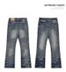 Men's Clothing Men's Vintage Washed Denim Jeans - Clean Fit Straight-Leg Bootcut Pants (Light Blue, S-XXL)_mkmklike.com