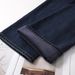 Slimming Winter Fleece-Lined Straight Leg Jeans – High Waist Stretch Denim Pants With Wide Leg Comfort For Women_mkmklike.com