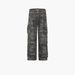 Men's Clothing Retro Washed Camouflage Pocket Workwear High Street Straight Loose Wide Leg Drop Feel Jeans_mkmklike.com