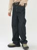 Original Color Jeans Korean Style Versatile Loose Slim Drape Straight Trousers Unisex_mkmklike.com