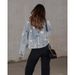 Women’s Embellished Denim Jacket – Heavy Beaded Bohemian Oversized Coat (S-3XL)_mkmklike.com