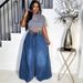 Women's Clothing New Women's Clothing Street Casual Versatile Elastic Waist Wide Leg Pants_mkmklike.com