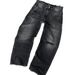 Washed And Old Ripped Solid Color Jeans, The Same Style For Men And Women, Street Fashion And Leisure_mkmklike.com