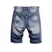Men's Distressed Denim Shorts – Streetwear Washed Blue Destroyed Cutoff 5-Inch Inseam (S-XXL) – Vintage-Inspired Relaxed Fit_mkmklike.com