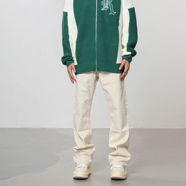 Nordmann Jeans Men Guangzhou Xintang Town Casual Autumn Winter American High Street Trend Hip-Hop Draped Long Pants_mkmklike.com