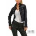 "Women's Slim Fit Denim Jacket - Classic Workwear Style With Contrast Stitching, Lightweight & Comfortable For Spring & Fall"_mkmklike.com
