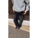 Men's Vintage Washed Corduroy Pants – French Retro Straight Fit Relaxed Trousers (M-Xxl, Distressed Black/Navy Blue)_mkmklike.com