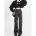 Camouflage Cargo For Women, American Style Tall Women's Jeans, Trendy Wide-leg Pants, Clothing, Slimming Retro_mkmklike.com