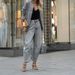 Women's Streetwear Denim Suit Set - Slim Fit Blazer & Distressed Jeans (Grey Set, S-XL)_mkmklike.com