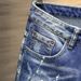 Men's Slim Fit Straight Leg Jeans Ripped And Patched Trendy Stretchy Long Pants Korean Style For Spring And Autumn_mkmklike.com
