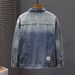 Large Size Men's Clothing Factory Autumn And Winter New Denim Jacket Men American Retro High Street Ruffian Handsome Denim Jacket Men_mkmklike.com