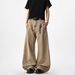 Men's Clothing Wide Leg Cleanfit Retro Scimitar Jeans Retro Wide-Leg Cleanfit Jeans - High Waist Loose Fit Casual Pants With Unique Sickle Design_mkmklike.com