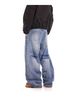 Unisex American Retro Washed Deconstructed Curved Jeans Loose Fitting Relaxed Style Wide Leg Slimming Casual Jeans_mkmklike.com