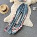 Women's Clothing Women's Retro Floral Embroidered Denim Jeans Summer Slim Fit Two Piece Set Stylish Elegant_mkmklike.com