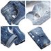Men's Skinny Jeans Ripped Paint Splatter Patches Korean Style Denim_mkmklike.com