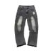 Men's Clothing Menswear Trendy Brand Tassel Jeans With Distinctive Hem Design And S Shaped Straight Leg Jeans_mkmklike.com