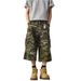 American Camouflage Ripped Jeans Men's Loose 2025 Summer Versatile Style, Rugged And Handsome Wide Leg Seven Quarter_mkmklike.com