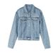 Women’s Clothing New Heavy Duty Diamond Rivet Denim Jacket Women's Long Sleeved Korean Style Loose Slim Fashion Jacket_mkmklike.com