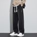 Washed Retro Jeans Men's Straight Loose Wide-leg American High Street Pants Trendy Brand Ruffian Handsome Versatile Casual Trousers_mkmklike.com