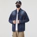 Spring And Autumn American Fashion Brand Washed Denim Men's New Loose Oversized Long Sleeved Shirt Casual Versatile_mkmklike.com