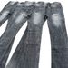 Retro Washed Black Jeans – High-Stretch Bamboo Cotton With Lightning Fading & Distressed Details – Vintage Bootcut Denim For Men & Women_mkmklike.com