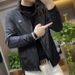 Autumn New Luxury Business Casual Stand Collar Men's Fashion Versatile Simple Solid Color Thin Jacket_mkmklike.com