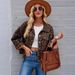 Leopard Print Denim Short Jacket Women's Casual Fashion Autumn/Winter New Real Shot_mkmklike.com