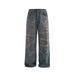 Punk Street Style Ripped 3D Digital Print Jeans For Men Washed Vintage Worn Out Niche Wide-Leg Straight Long Pants_mkmklike.com