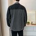 Cowboy Patchwork Striped Spring Autumn New Style Loose And Trendy Korean Casual Versatile Shirt Men's Jacket_mkmklike.com