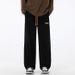 Men's Clothing Mingge style loose straight trousers men's new all match elastic waist jeans_mkmklike.com